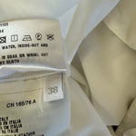 Miu Miu SS18 graphic alphabet motif white cotton shirt Palace of Nowhere