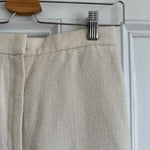 Alexa Chung ivory cotton boucle 'Francoise' pants Palace of Nowhere