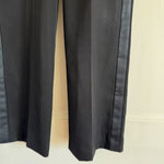 Isabel Marant 'Scarly' satin-tape wide leg wool pants Palace of Nowhere