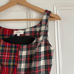 Isa Arfen AW18 wool plaid bustier top Palace of Nowhere