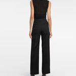 Isabel Marant 'Scarly' satin-tape wide leg wool pants Palace of Nowhere