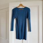 Issey Miyake Pleats Please light blue tunic top mini dress at Palace of Nowhere