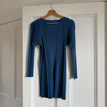 Issey Miyake Pleats Please light blue tunic top mini dress at Palace of Nowhere