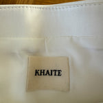 Khaite white leather 'Jett' mini skirt Palace of Nowhere