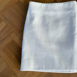 Khaite white leather 'Jett' mini skirt Palace of Nowhere