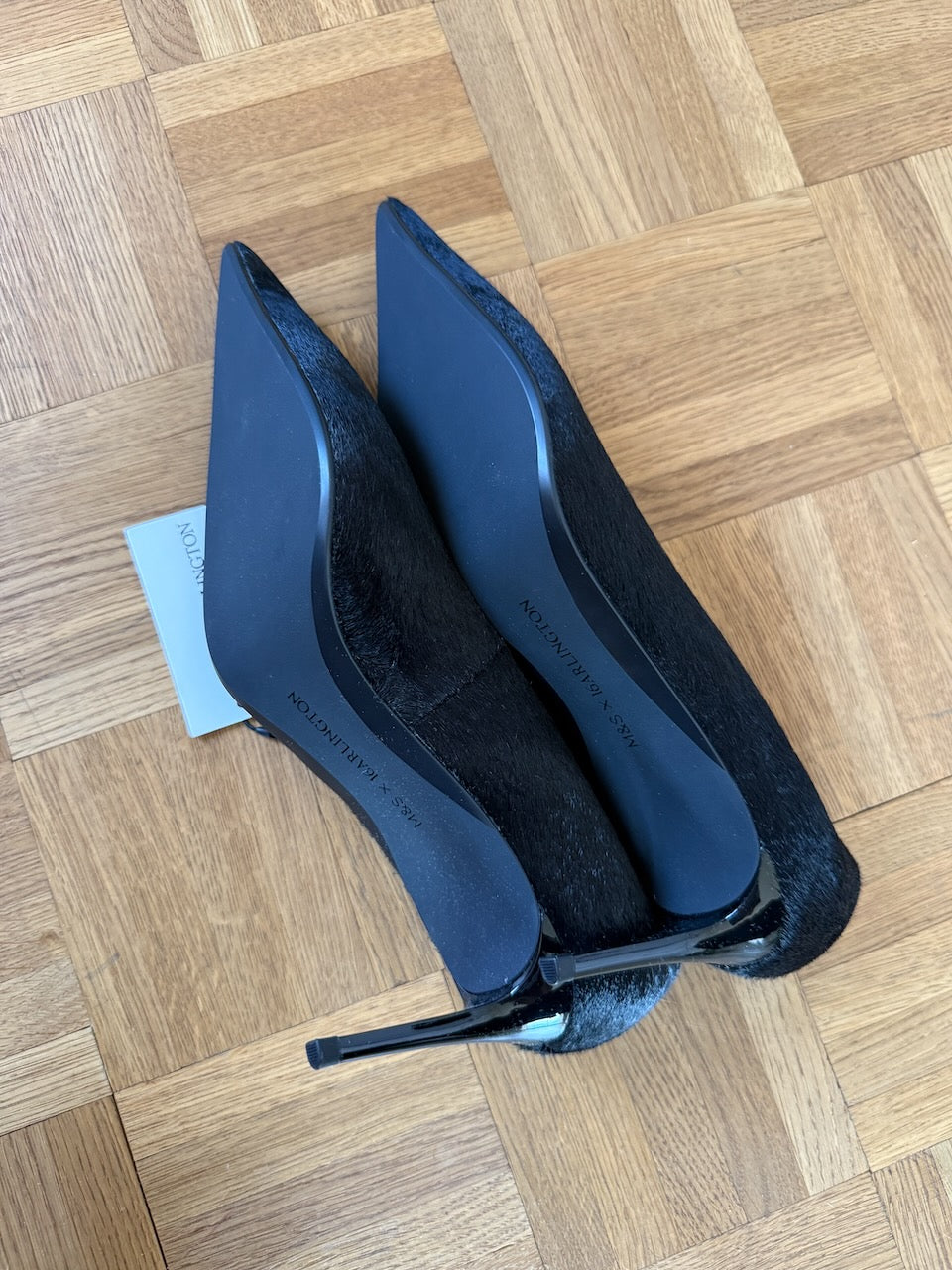 M&S x 16 Arlington pony hair stiletto heels Palace of Nowhere