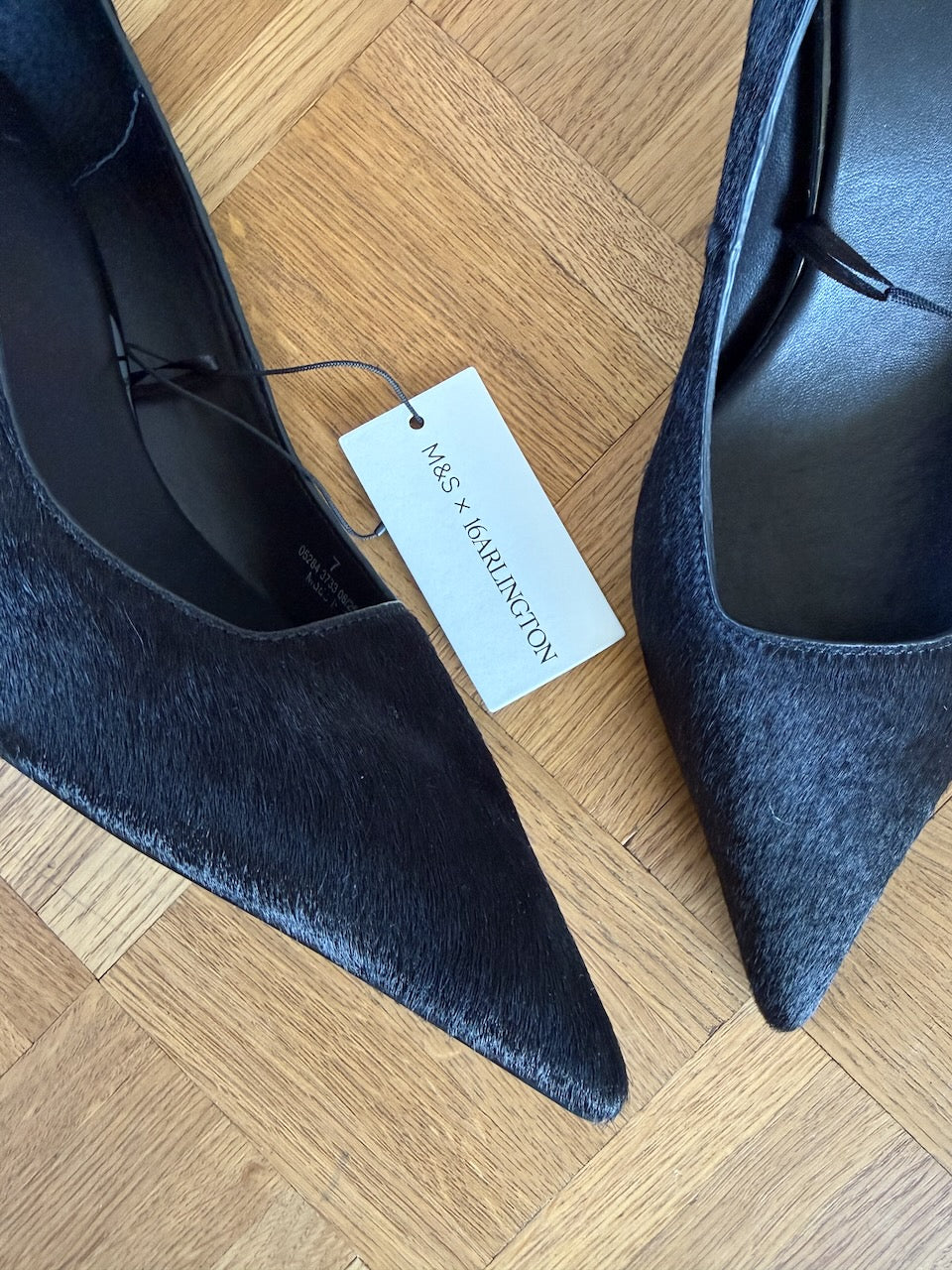 M&S x 16 Arlington pony hair stiletto heels Palace of Nowhere
