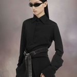 Maison Margiela x Gentle Monster black wraparound sunglasses Palace of Nowhere