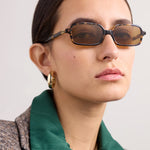Miu Miu 'Regard' rectangular frame tortoiseshell sunglasses Palace of Nowhere
