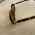Miu Miu 'Regard' rectangular frame tortoiseshell sunglasses Palace of Nowhere