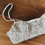 Miu Miu rhinestone embroidered silk bra top Palace of Nowhere