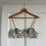 Miu Miu rhinestone embroidered silk bra top Palace of Nowhere