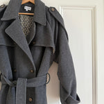 Musier Paris Gia wool blend long belted coat - shop at Palace of Nowhere