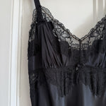 NK IMODE 'Morgan' black silk long gown Palace of Nowhere