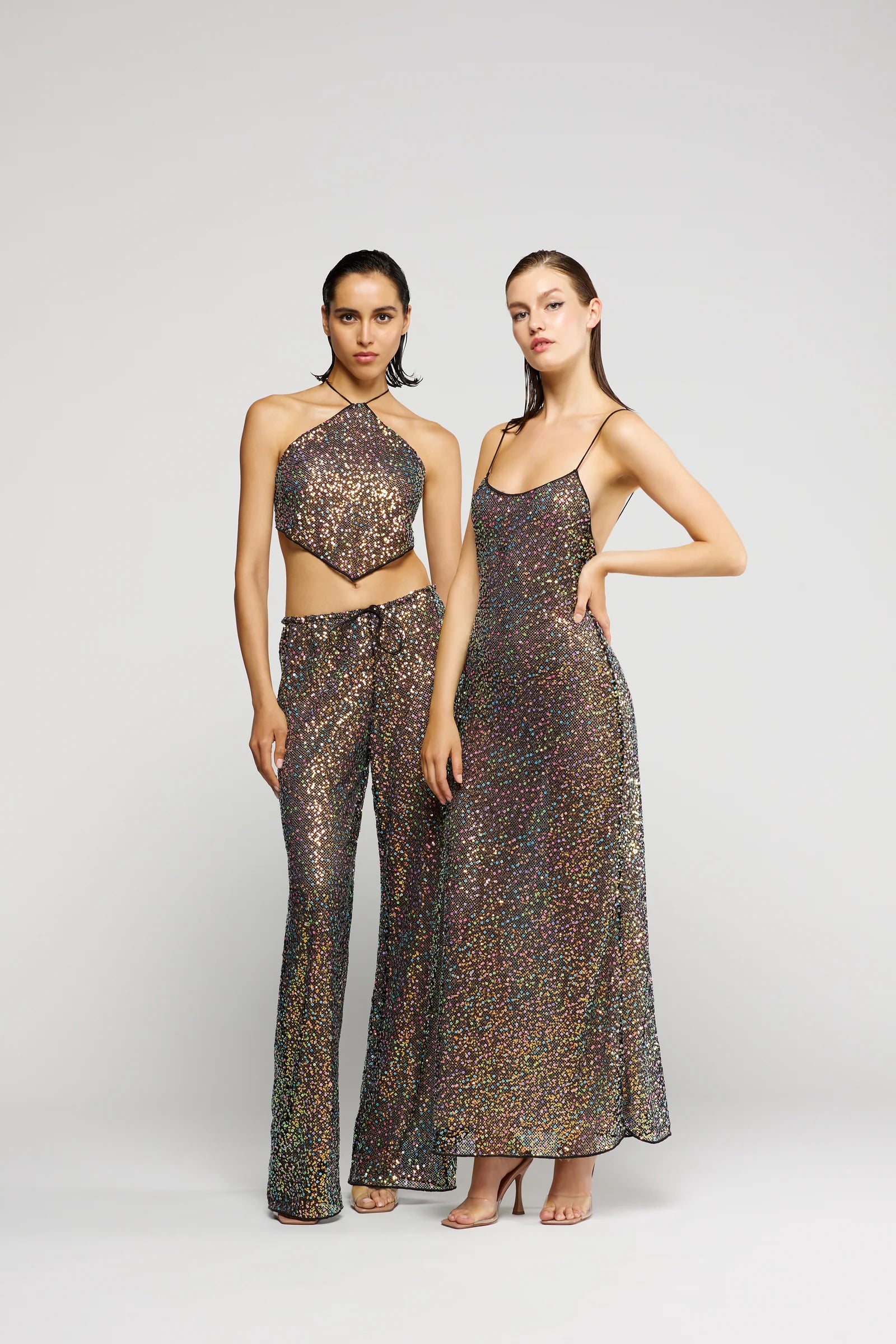 Oseree netquins slip maxi dress Palace of Nowhere