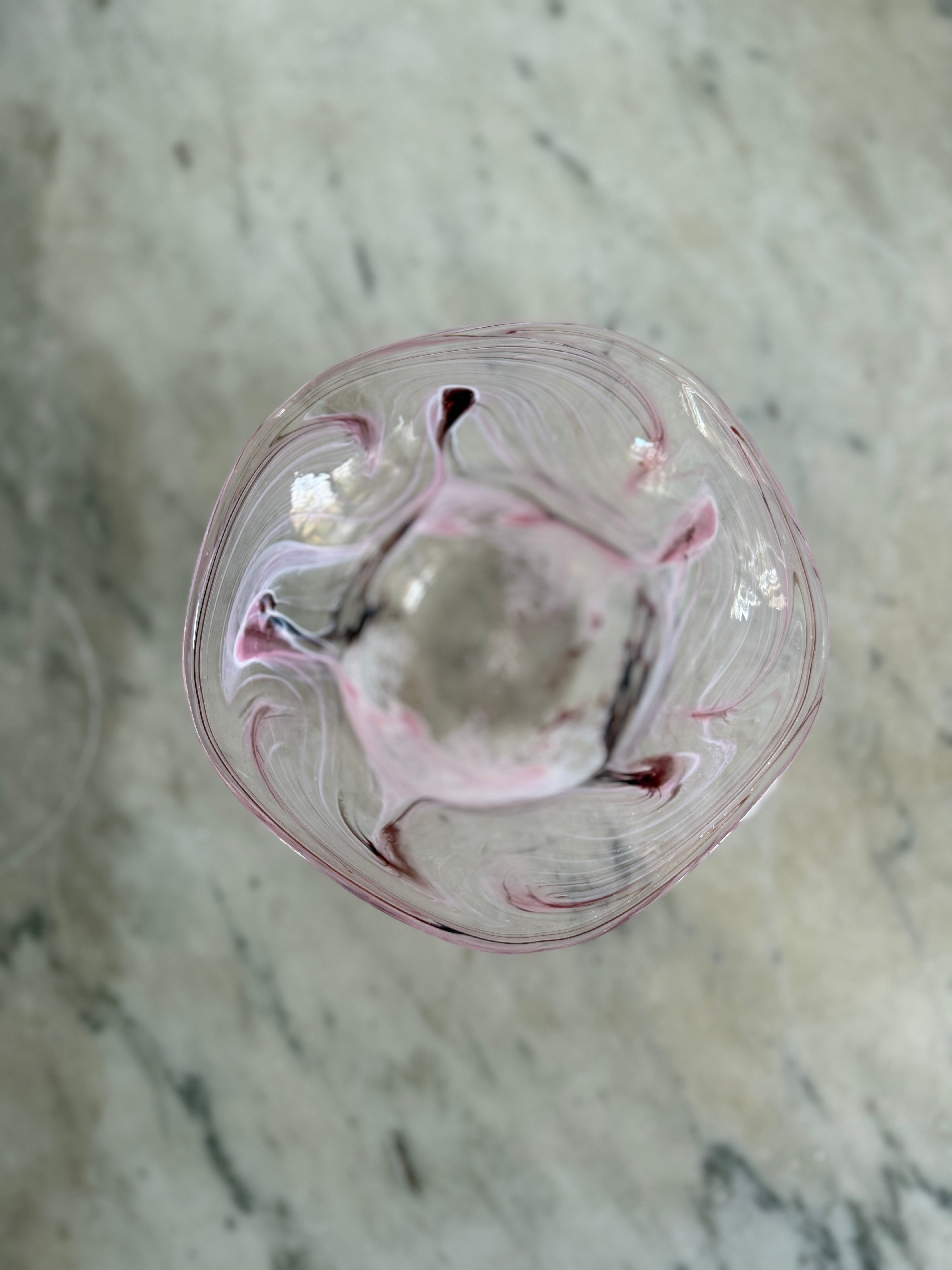 Palace of Nowhere Vintage 70s Murano hand blown glass puddle bowl