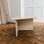 Vintage mid century travertine coffee table Palace of Nowhere