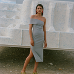 Paloma Wool strapless 'Donna' midi dress Palace of Nowhere