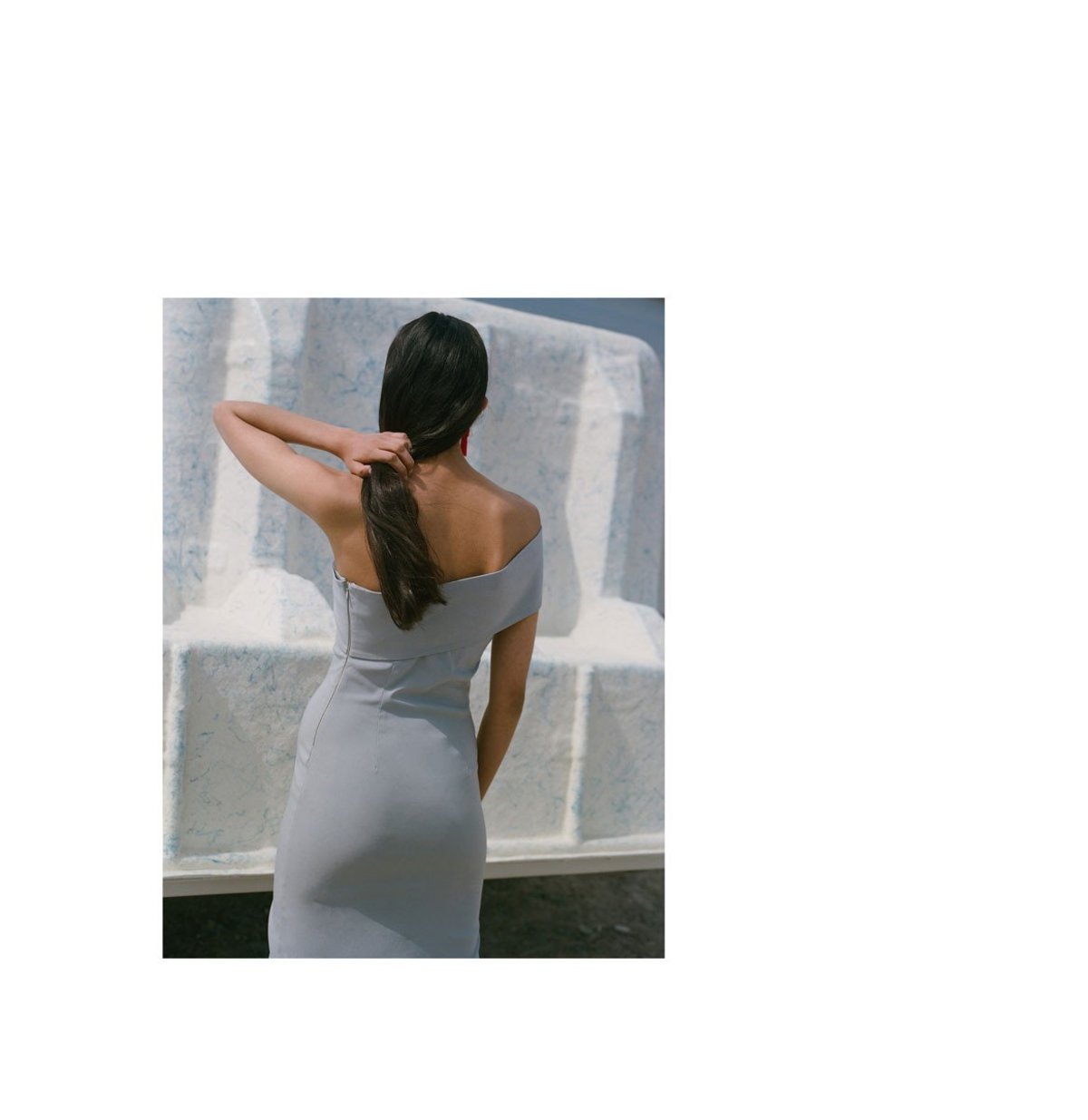 Paloma Wool strapless 'Donna' midi dress Palace of Nowhere
