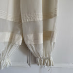 Posse ivory cotton/ silk blend 'Pearl' pants Palace of Nowhere