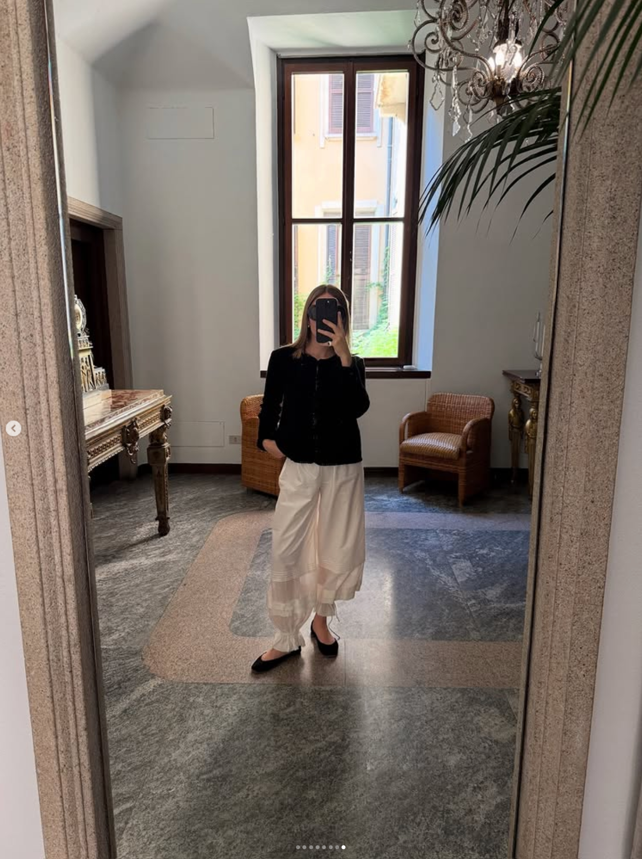 Posse ivory cotton/ silk blend 'Pearl' pants Palace of Nowhere