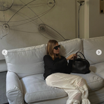 Posse ivory cotton/ silk blend 'Pearl' pants Palace of Nowhere
