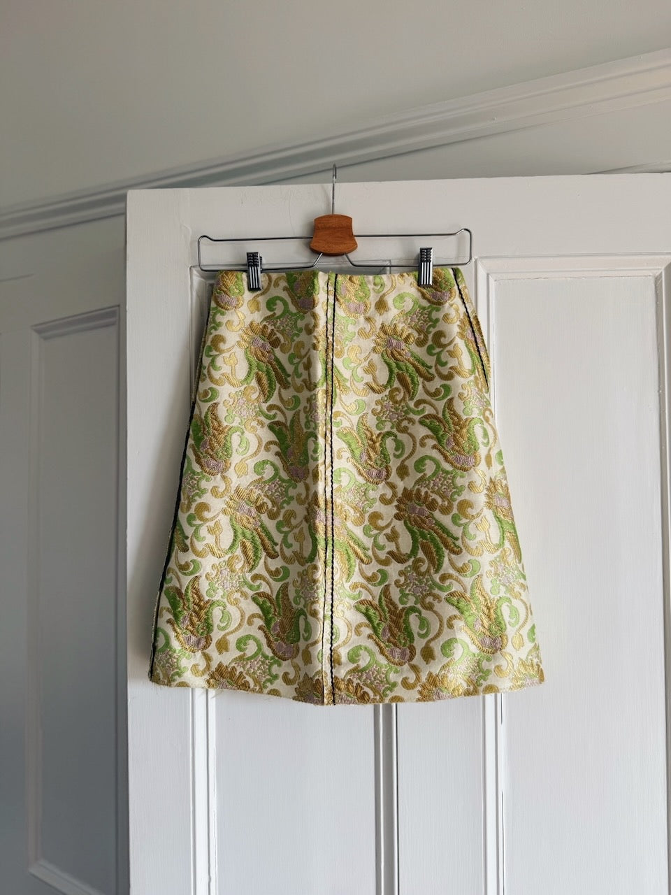 Prada FW2015 brocade knee length skirt Palace of Nowhere