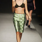 Prada FW2015 brocade knee length skirt Palace of Nowhere runway