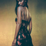Realisation Par silk satin Bowie 'Sukita' slip dress Palace of Nowhere