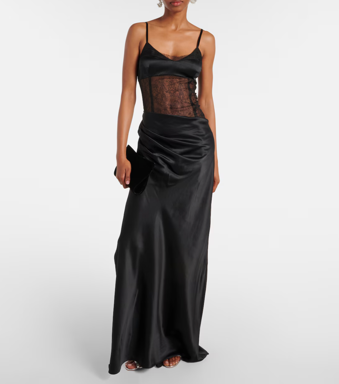 ed silk satin maxi gown Palace of Nowhere