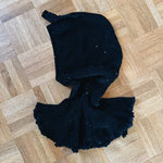 ShuShu Tong black knitted cape balaclava Palace of Nowhere