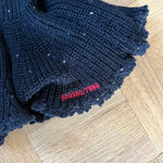 ShuShu Tong black knitted cape balaclava Palace of Nowhere