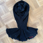 ShuShu Tong black knitted cape balaclava Palace of Nowhere