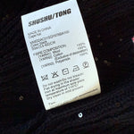 ShuShu Tong black knitted cape balaclava Palace of Nowhere