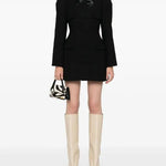 ShuShu Tong bow detailed satin trimmed twill jacket/ dress Palace of Nowhere