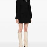 ShuShu Tong bow detailed satin trimmed twill jacket/ dress Palace of Nowhere