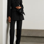 ShuShu Tong bow detailed satin trimmed twill jacket/ dress Palace of Nowhere