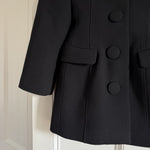 ShuShu Tong bow detailed satin trimmed twill jacket/ dress Palace of Nowhere