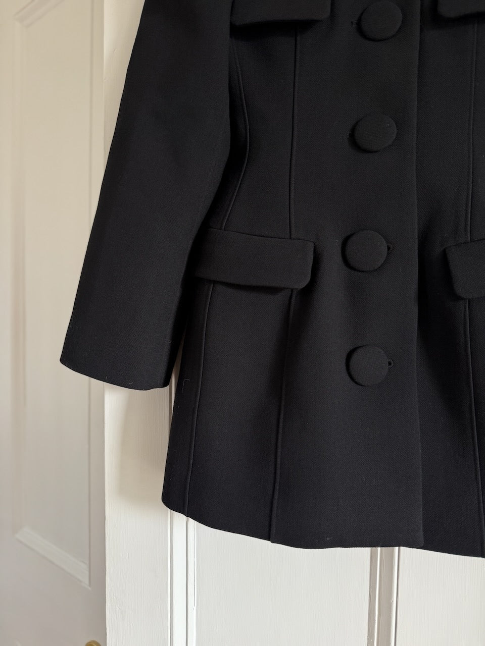 ShuShu Tong bow detailed satin trimmed twill jacket/ dress Palace of Nowhere