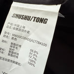 ShuShu Tong bow detailed satin trimmed twill jacket/ dress Palace of Nowhere