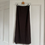 Soeur 'Bahia' sheer brown stretch midi skirt Palace of Nowhere