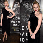 Kate Bosworth Ulla Johnson 'Elisa' black velvet one shoulder dress Palace of Nowhere
