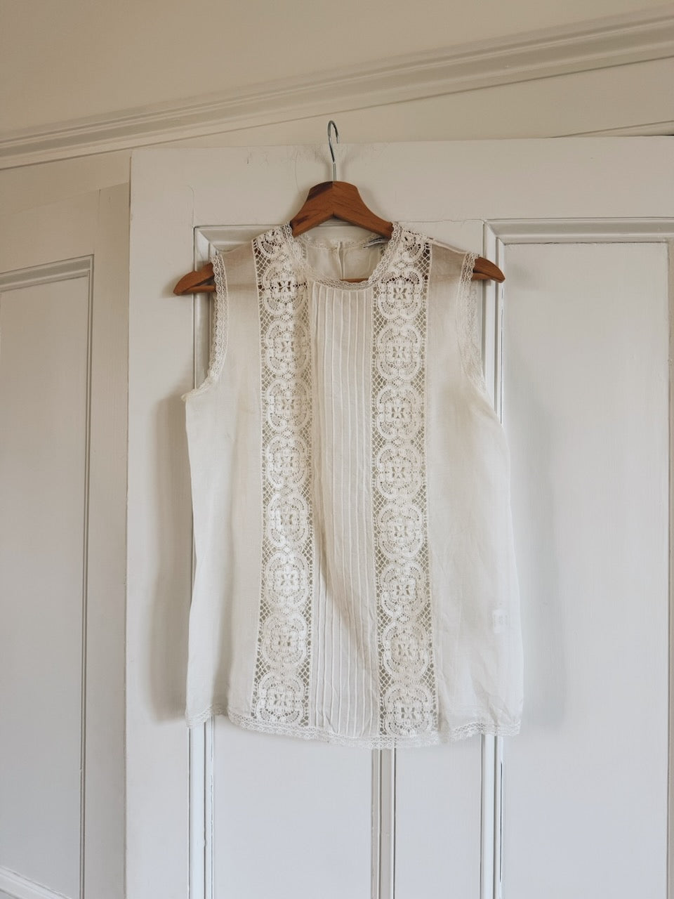 Vilshenko ivory lace cotton & silk blend top Palace of Nowhere