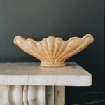 Vintage 50s Dee Cee scalloped shell earthenware vase Palace of Nowhere