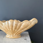 Vintage 50s Dee Cee scalloped shell earthenware vase Palace of Nowhere