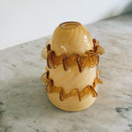 Vintage 50s hand-blown caramel yellow Murano glass lamp shade at Palace of Nowhere