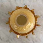 Vintage 50s hand-blown caramel yellow Murano glass lamp shade at Palace of Nowhere