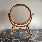 Vintage 60s French Riviera tripod mirror with stand Palace of Nowhere