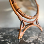 Vintage 60s French Riviera tripod mirror with stand Palace of Nowhere