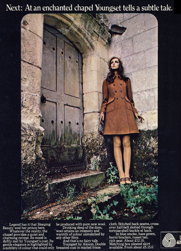 Vintage 60s Youngset by Alexon wool tailored coat magazine advert
